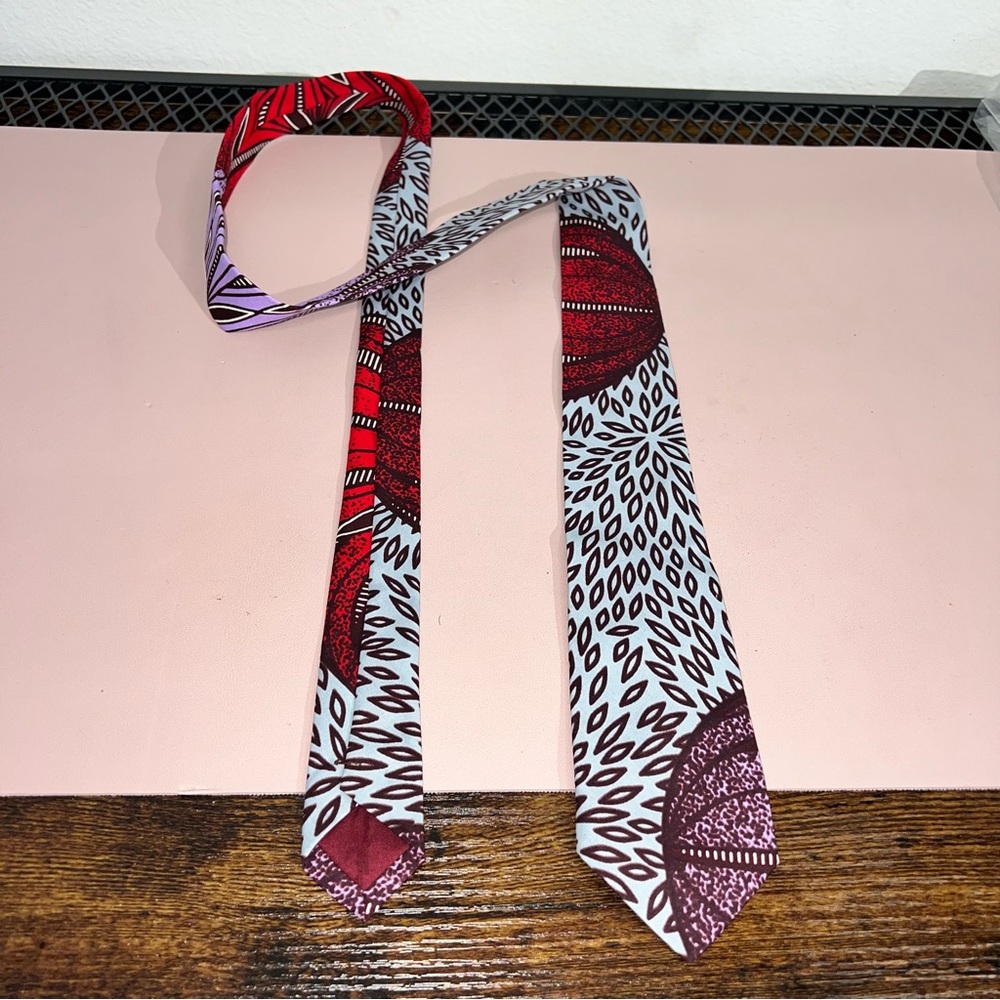 Men's Tie Geometric Floral‎ Design